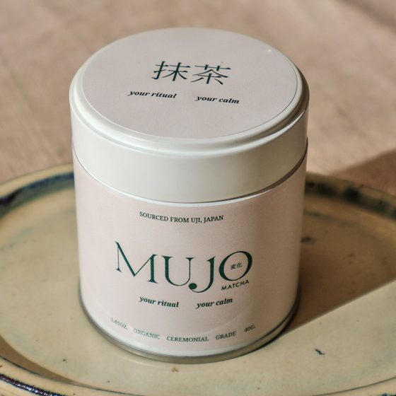 Mujo Matcha 40g Organic Tin (Ceremonial Grade)